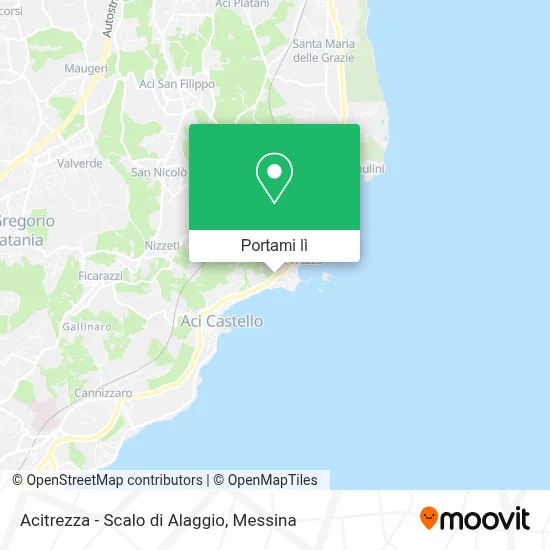 Mappa Acitrezza - Scalo di Alaggio