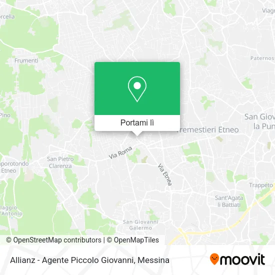 Mappa Allianz - Agente Piccolo Giovanni