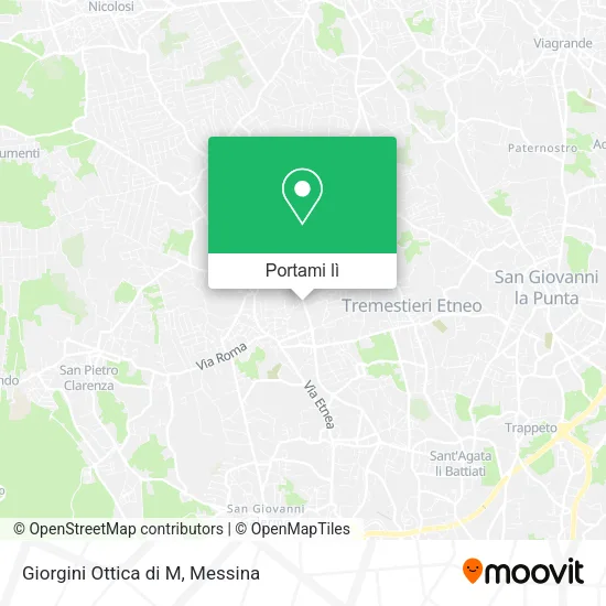 Mappa Giorgini Ottica di M