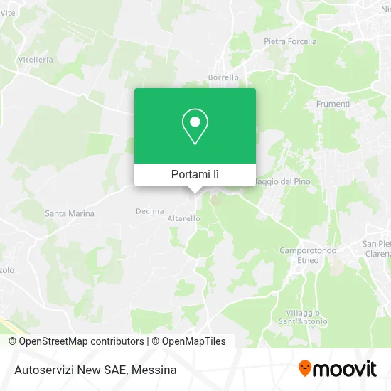 Mappa Autoservizi New SAE