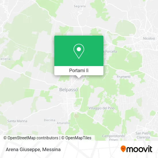 Mappa Arena Giuseppe