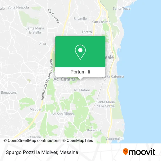 Mappa Spurgo Pozzi la Midiver