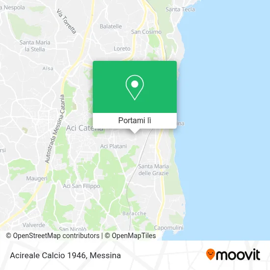 Mappa Acireale Calcio 1946