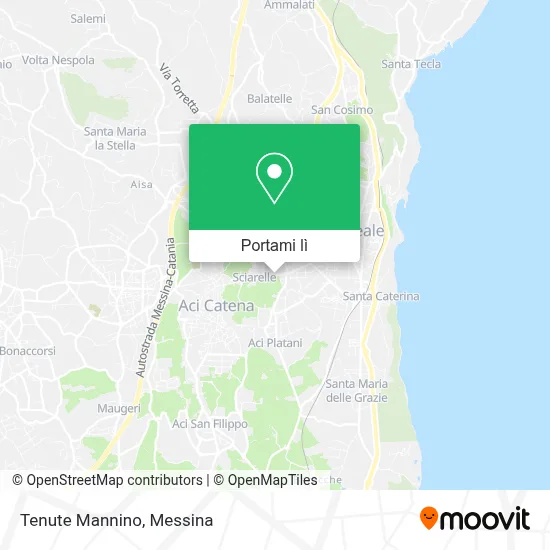 Mappa Tenute Mannino