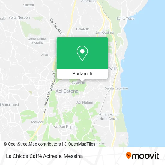 Mappa La Chicca Caffé Acireale