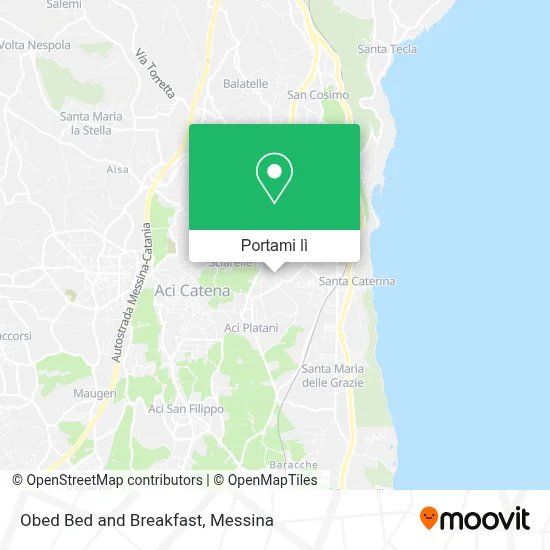 Mappa Obed Bed and Breakfast