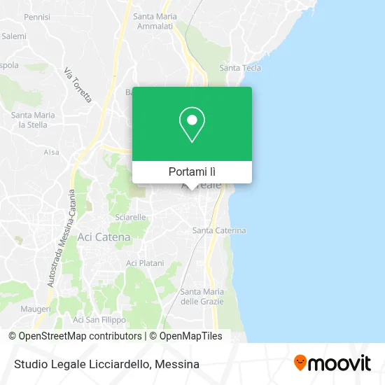 Mappa Studio Legale Licciardello