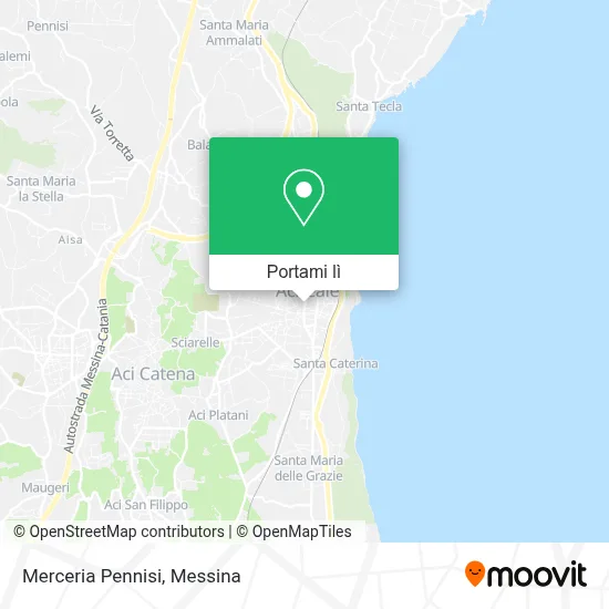 Mappa Merceria Pennisi