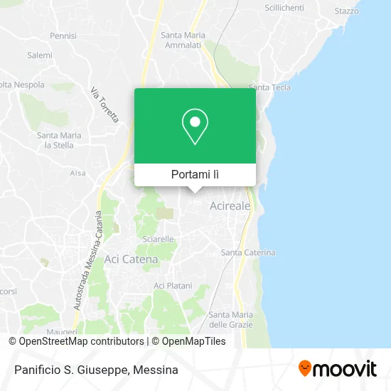 Mappa Panificio S. Giuseppe