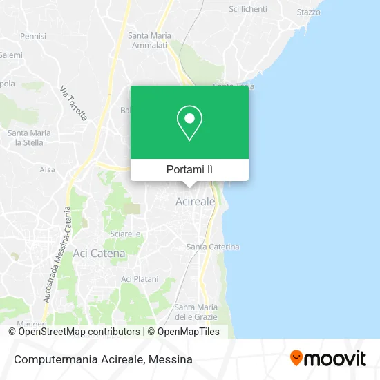 Mappa Computermania Acireale