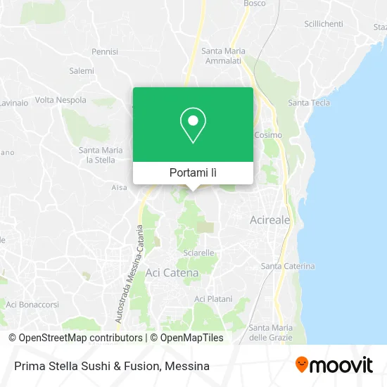 Mappa Prima Stella Sushi & Fusion