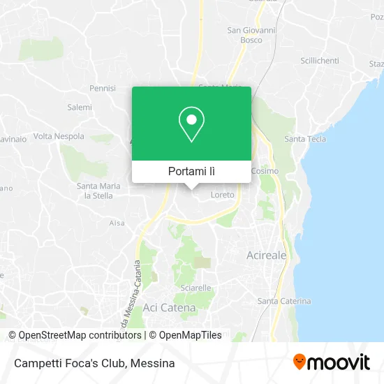 Mappa Campetti Foca's Club