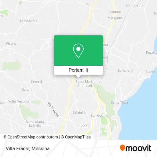 Mappa Villa Fraele