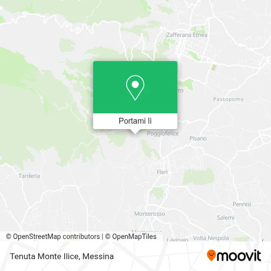 Mappa Tenuta Monte Ilice