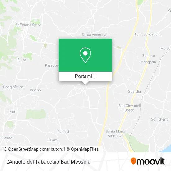 Mappa L'Angolo del Tabaccaio Bar