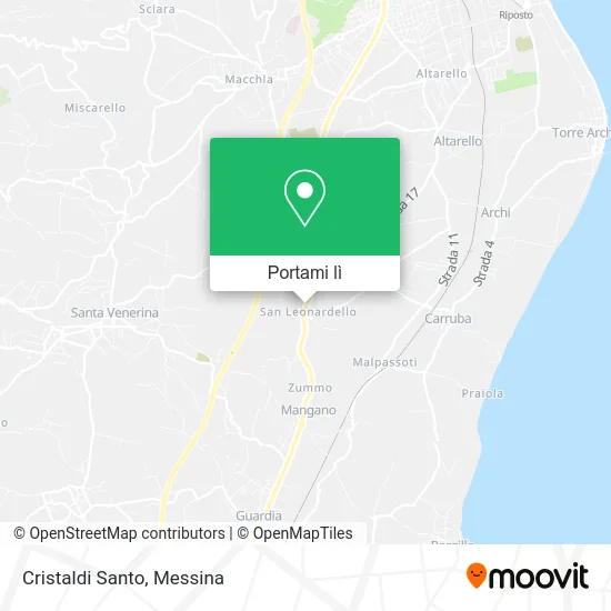 Mappa Cristaldi Santo