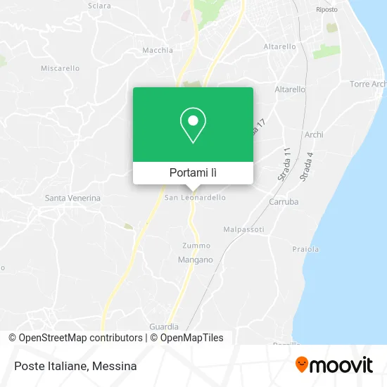 Mappa Poste Italiane