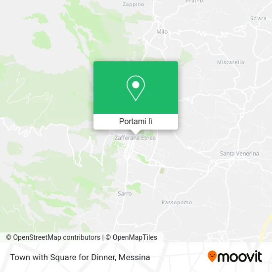 Mappa Town with Square for Dinner