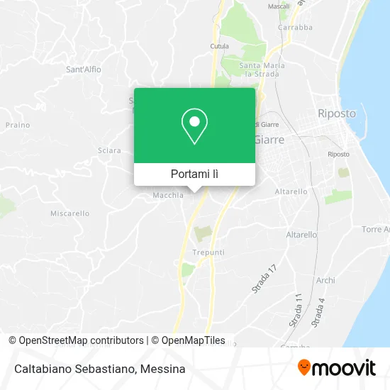 Mappa Caltabiano Sebastiano