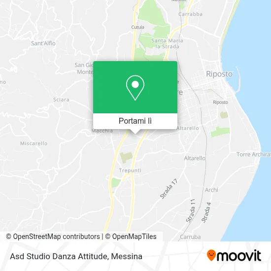 Mappa Asd Studio Danza Attitude
