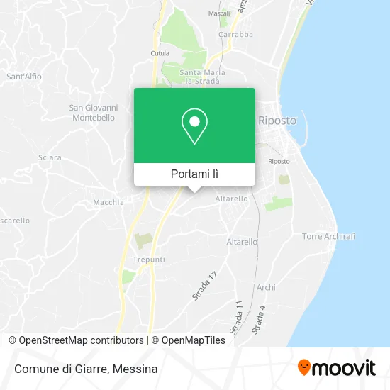 Mappa Comune di Giarre