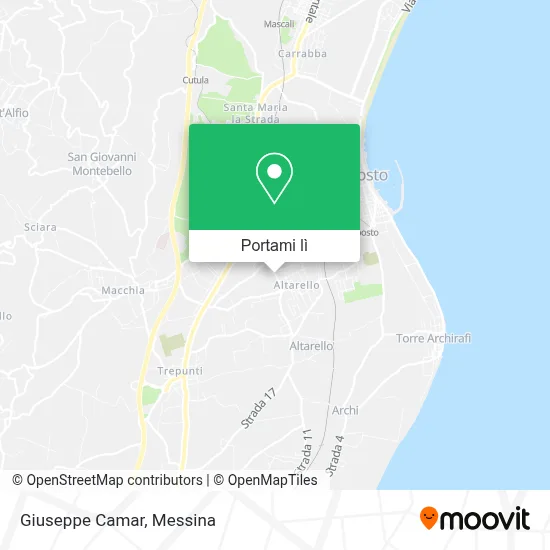 Mappa Giuseppe Camar