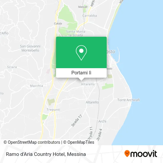 Mappa Ramo d'Aria Country Hotel