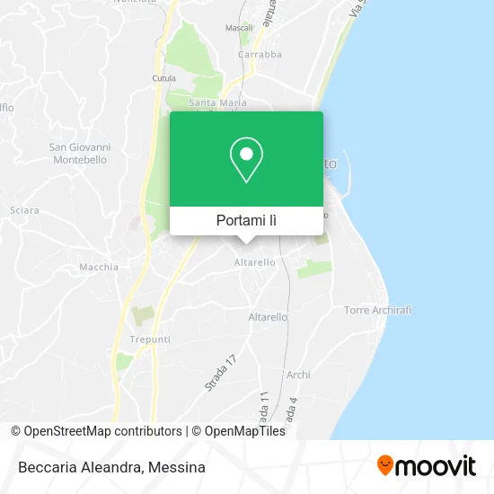 Mappa Beccaria Aleandra