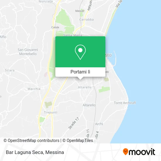 Mappa Bar Laguna Seca