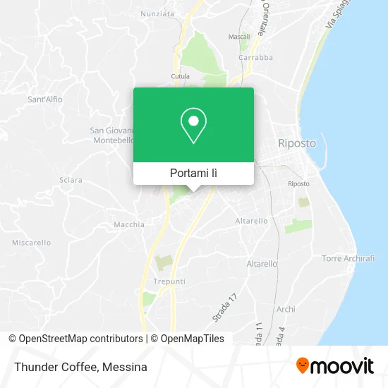 Mappa Thunder Coffee