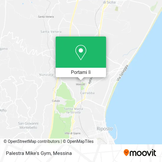 Mappa Palestra Mike's Gym