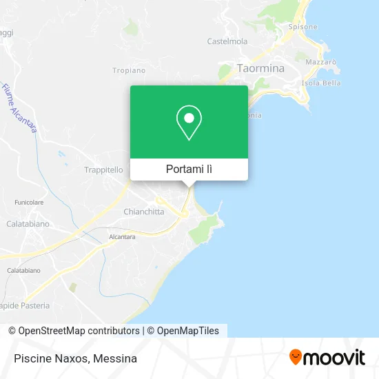 Mappa Piscine Naxos