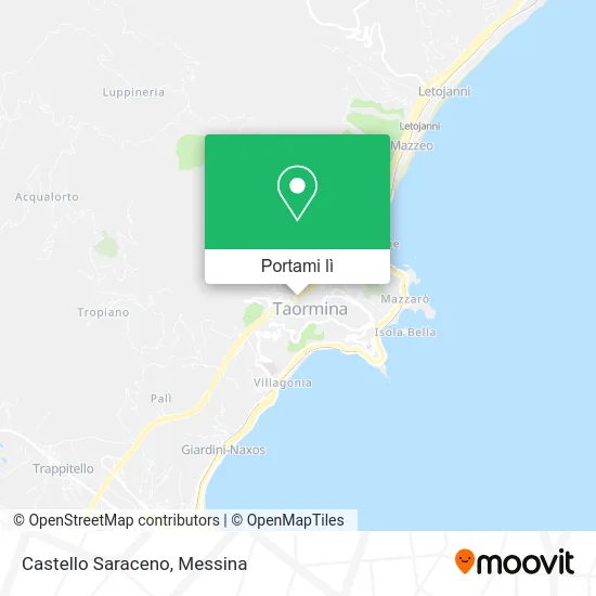 Mappa Castello Saraceno