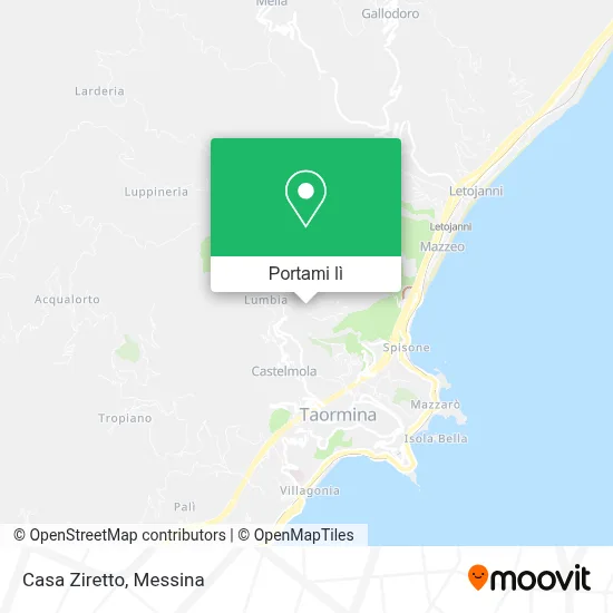 Mappa Casa Ziretto