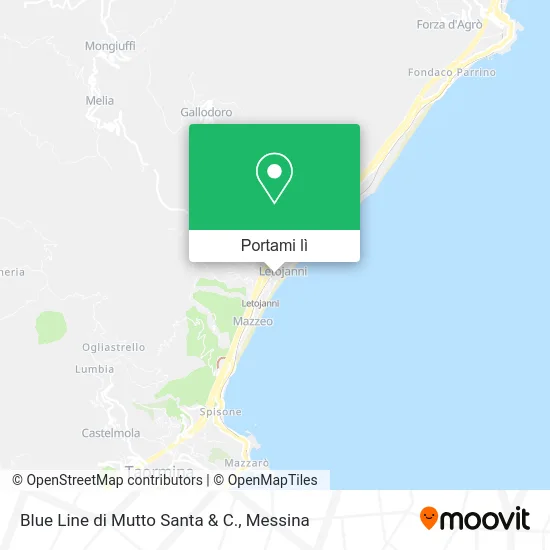 Mappa Blue Line di Mutto Santa & C.