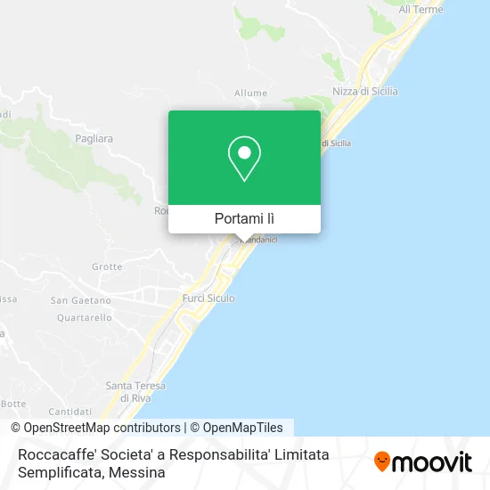 Mappa Roccacaffe' Societa' a Responsabilita' Limitata Semplificata