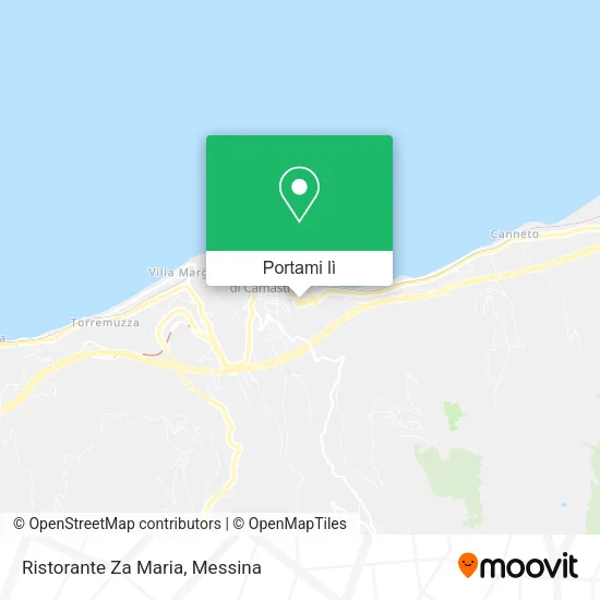 Mappa Ristorante Za Maria