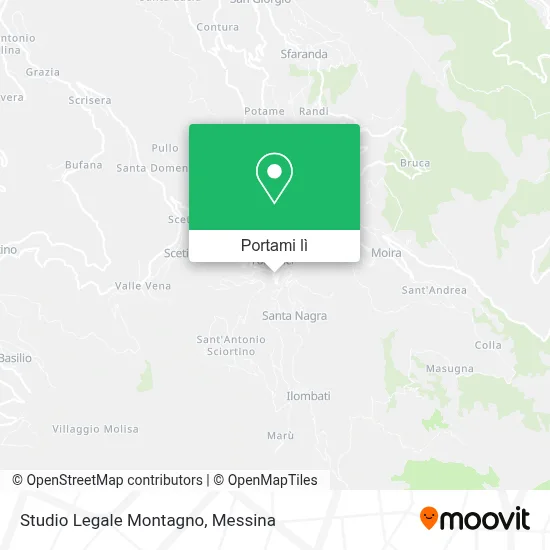Mappa Studio Legale Montagno