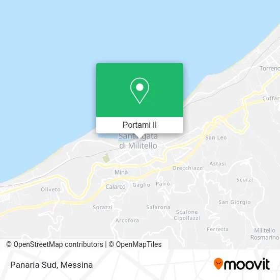 Mappa Panaria Sud