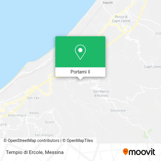 Mappa Tempio di Ercole