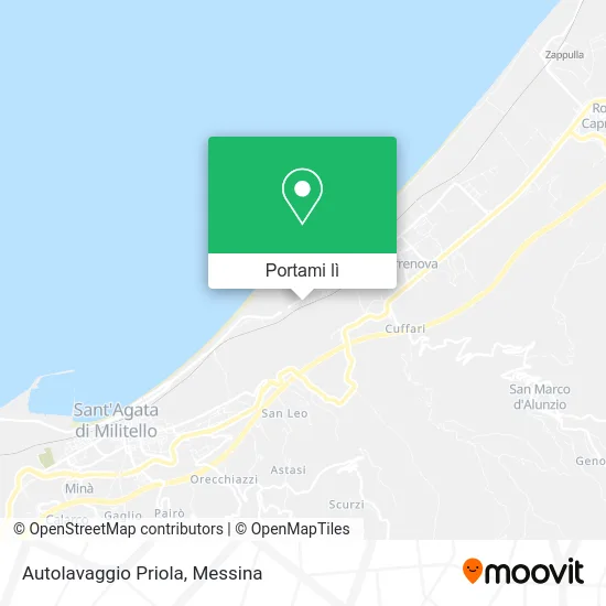 Mappa Autolavaggio Priola