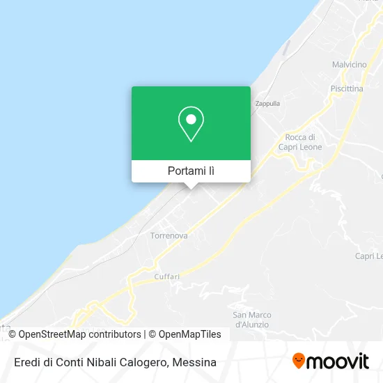 Mappa Eredi di Conti Nibali Calogero