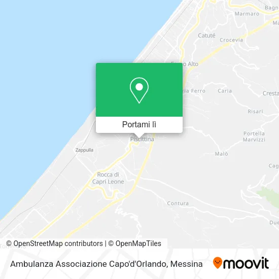 Mappa Ambulanza Associazione Capo'd'Orlando