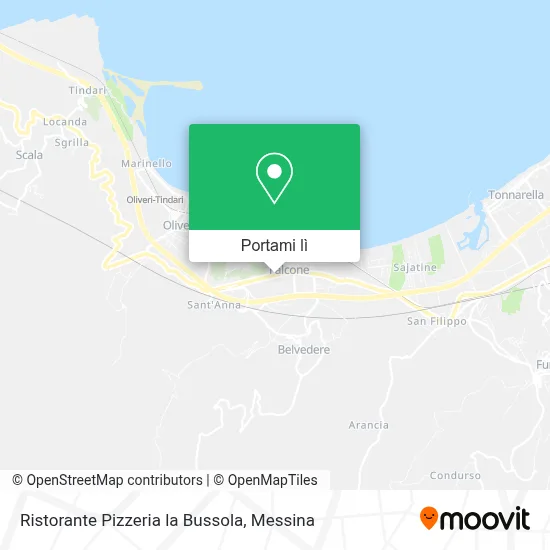 Mappa Ristorante Pizzeria la Bussola