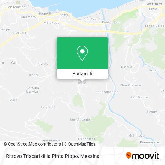 Mappa Ritrovo Triscari di la Pinta Pippo