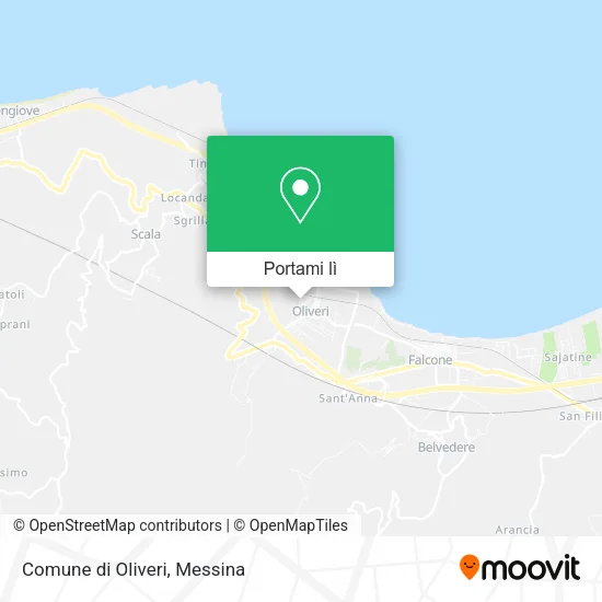 Mappa Comune di Oliveri
