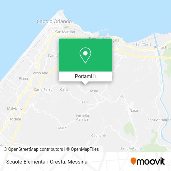 Mappa Scuole Elementari Cresta