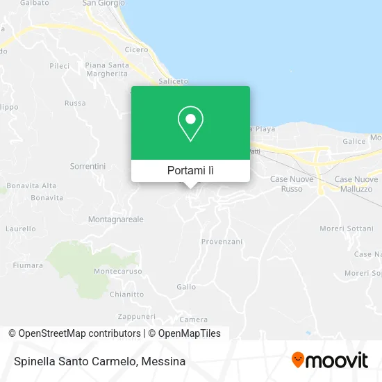 Mappa Spinella Santo Carmelo