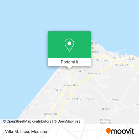 Mappa Villa M. Licia