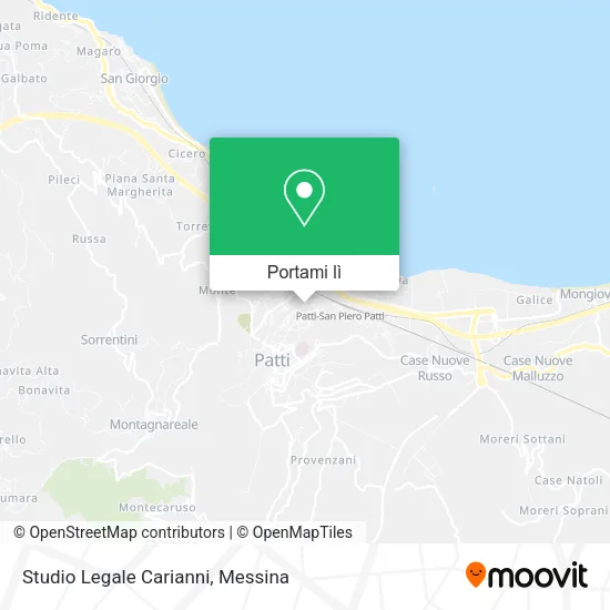 Mappa Studio Legale Carianni